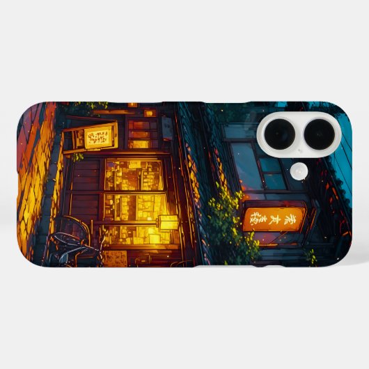Stille Straathoek Case-Mate iPhone Case (Achterkant (horizontaal))