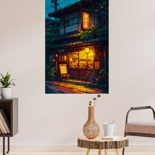 Stille Straathoek Poster (Woonkamer 3)