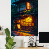 Stille Straathoek Poster (Thuiskantoor)
