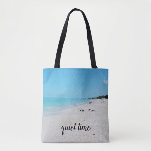 Stille strandtas tote bag (Voorkant)