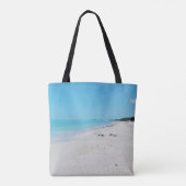 Stille strandtas tote bag (Achterkant)