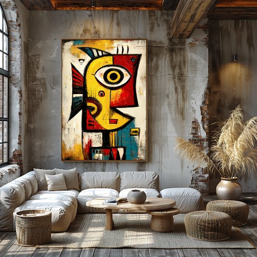 Stille Stroom — Hedendaags Abstract Expressionisme Poster