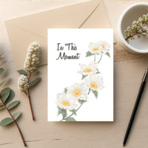 Stille Sympathiekaart met Bloesemende Kornoelje