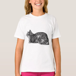 Stille Tabby, Kop Voorover T-shirt