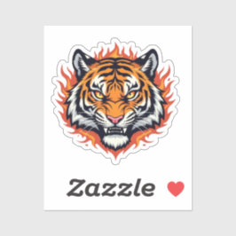 Stille Tijger – Precisie en Kracht Sticker