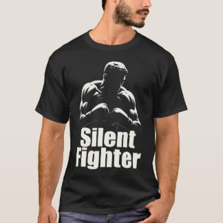Stille Vechtersboksen - Dappere Silhouetbokser T-shirt