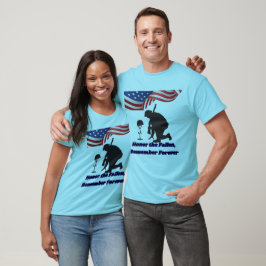 Stille velden van eer lichtblauw t-shirt