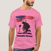 Stille velden van eer roze t-shirt (Voorkant)