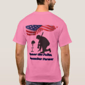 Stille velden van eer roze t-shirt (Achterkant)