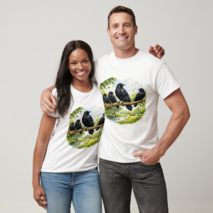 Stille Vergadering – Kraaien op een Parktak T-shirt