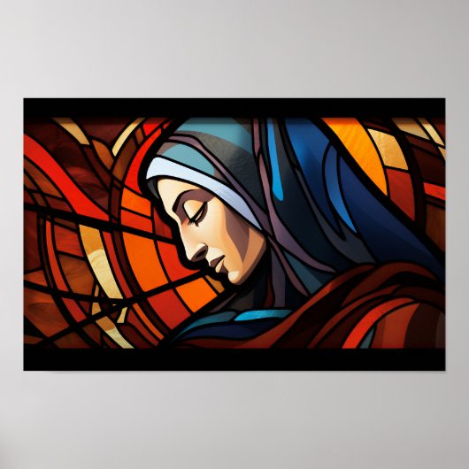 Stille Vlam: Heilige Teresa van Avila Poster (Voorkant)