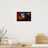 Stille Vlam: Heilige Teresa van Avila Poster (Keuken)