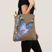 Stille Vlinder Botanische Boodschappentas Tote Bag (Dichtbij)