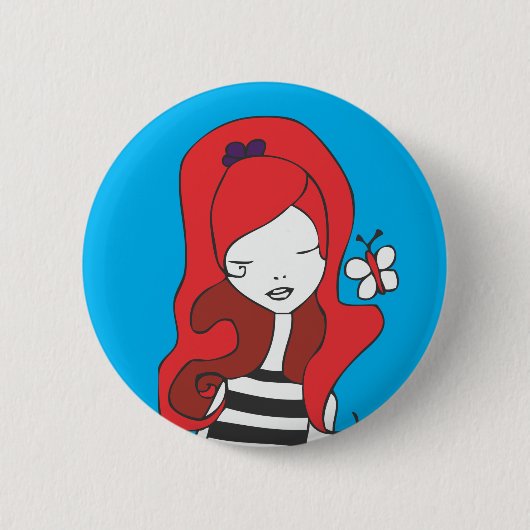 stille vlucht - knop ronde button 5,7 cm (Voorkant)