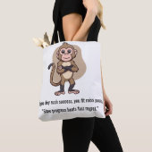 Stille Voortgangs Aap – Dagelijkse Tote Bag (Dichtbij)