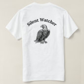 Stille Waarnemer Adelaar Grafisch T-shirt (Design achterkant)