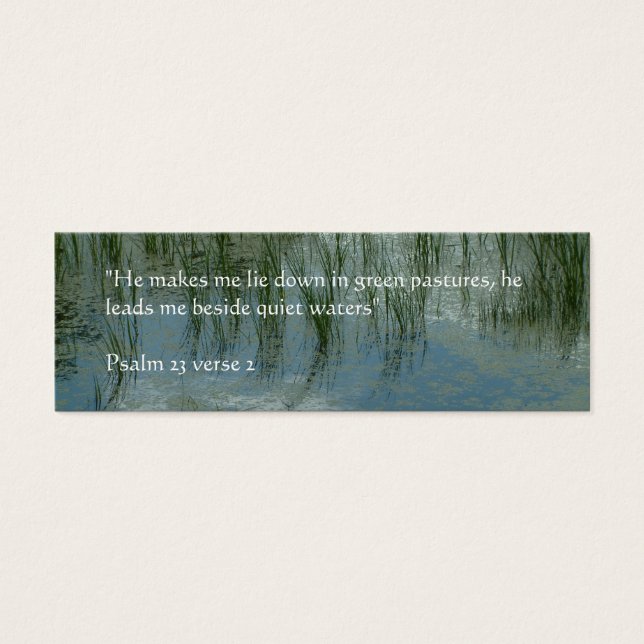 Stille wateren | mini visitekaartjes (Voorkant)