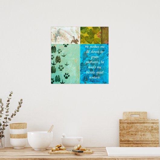 Stille wateren poster (Keuken)