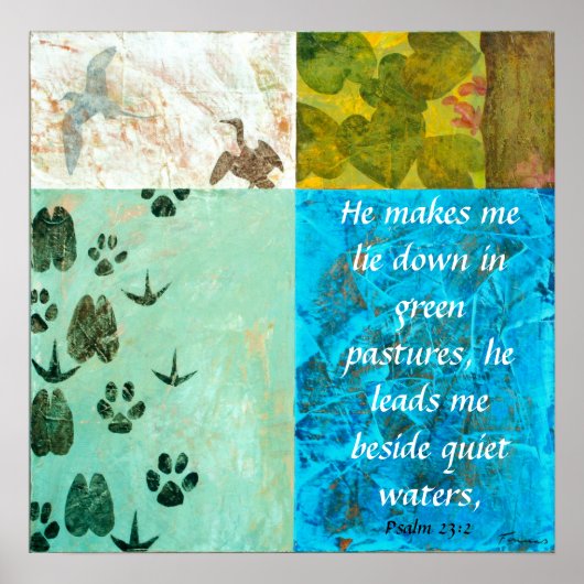 Stille wateren poster (Voorkant)