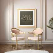 STILLE WATEREN | PSALM 23:2 | POSTER