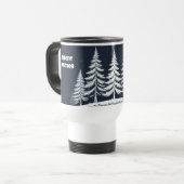 Stille Winter Mooie Bomen Reisbeker – 15oz (Voorkant links)