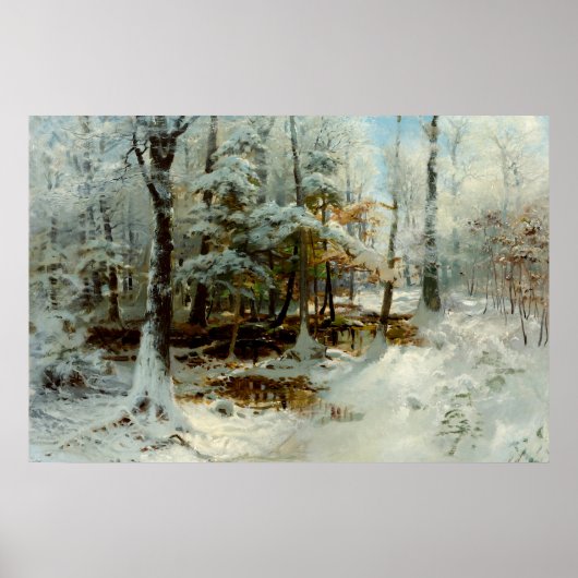  Stille Wintermiddag  Poster (Voorkant)