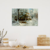  Stille Wintermiddag  Poster (Keuken)