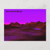 Stille Woestijn Avond Feestdagenkaart (Voorkant)