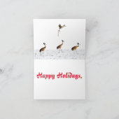 Stille Wonderen Vakantie Groeten Kaart Kardinaal (Binnen)