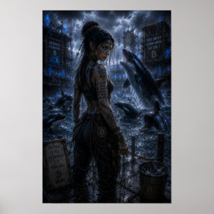 Stille Wraak / Orka Trainer / De Oceaan Poster