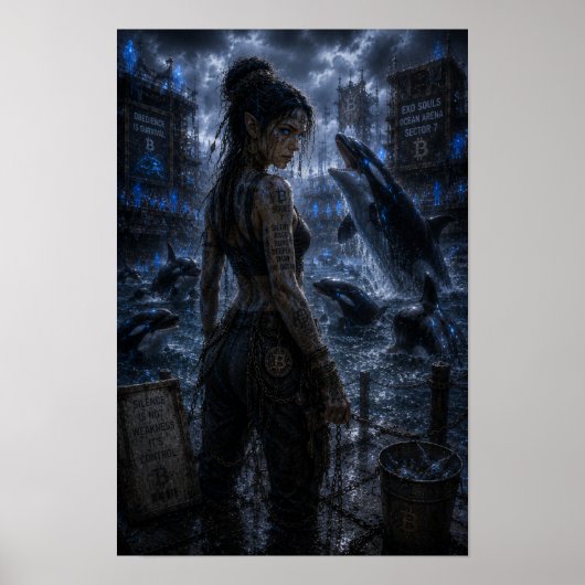 Stille Wraak / Orka Trainer / De Oceaan Poster (Voorkant)