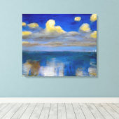 Stille Zee | Emil Nolde | Canvas Afdruk (Insitu (Houten vloer))