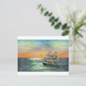 stille Zeeen Briefkaart (Staand voorkant)