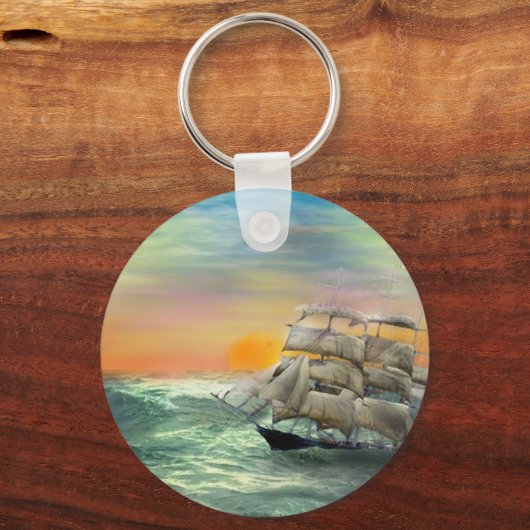 stille Zeeen Sleutelhanger (Voorkant)