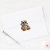 Stille Zekerheid Vierkante Sticker (Envelop)