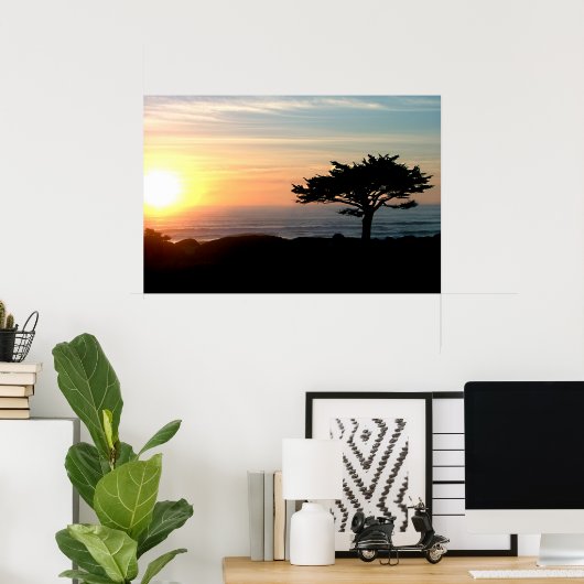 stille zonsondergang 20x30 poster (Thuiskantoor)