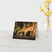 Stille zonsondergang kaart (Gele Bloem)