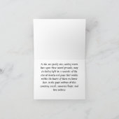 Stille zonsondergang kaart (Binnen)