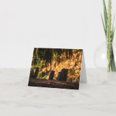 Stille zonsondergang kaart (Voorkant)