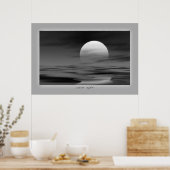 stille zonsondergang poster (Keuken)