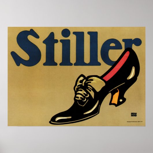 STILLER SHOES Deutsch Sachplakat Lucien Bernhardt Poster (Voorkant)