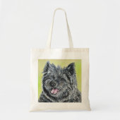 Stiller the Cairn Terrier Painting Tote Bag (Voorkant)