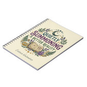 Stilletjes een Betere Realiteit Grimoire Oproepen Notitieboek (Linkerzijde)