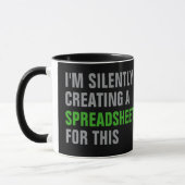 Stilletjes een spreadsheet voor dit maken mok (Links)