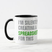 Stilletjes een spreadsheet voor dit maken mok (Links)