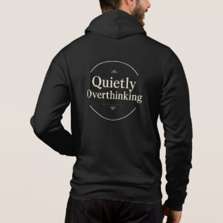 Stilletjes Piekerend over Vintage Typografie Hoodie