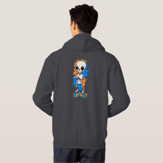 Stilletjes Zelfverzekerde Vleermuis Halloween Hood Hoodie