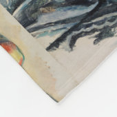 Stilleven, appels en doek - Paul Cézanne Fleece Deken (Hoek)