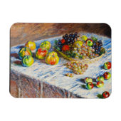 Stilleven - Appels en druiven Claude Monet Magneet (Horizontaal)