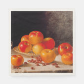 Stilleven, appels en kastanjes servet (Voorkant)